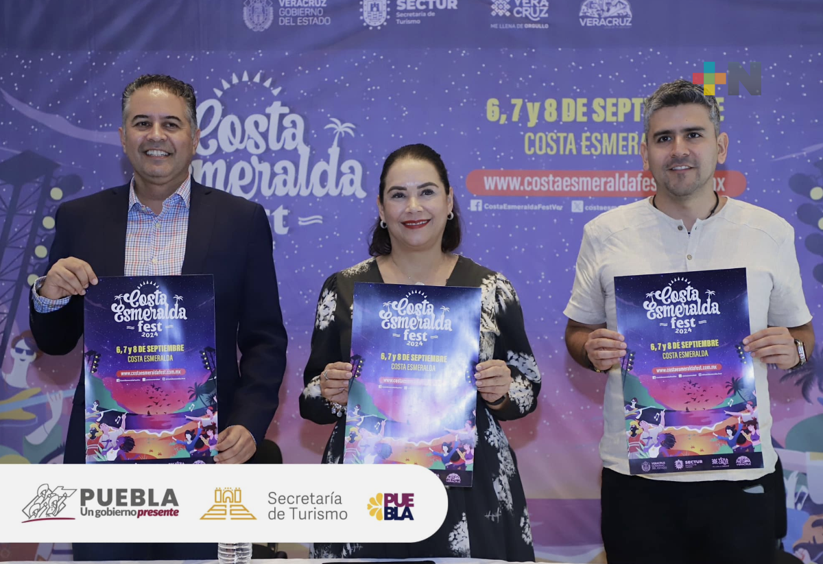 Sectur Veracruz presentó el Costa Esmeralda Fest 2024, en Puebla